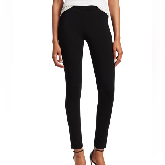 THEORY Shawn Ponte Leggings BLACK SIZE P (XS) - Picture 5 of 5